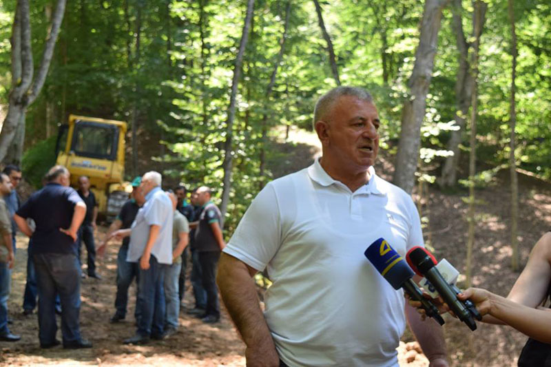 სატყეო გზების მოწესრიგება დმანისში